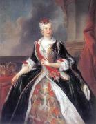 Portrait of the Queen Maria Josepha in Polish costume